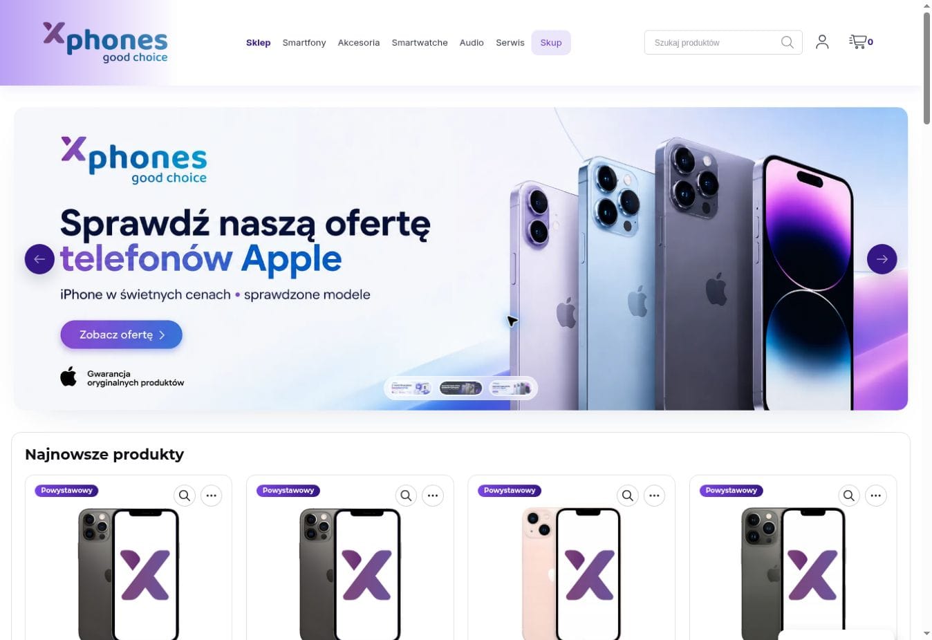 XPHONES — sklep z telefonami i elektroniką